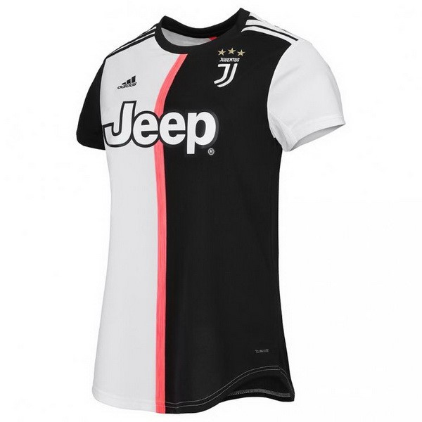 Maillot Football Juventus Domicile Femme 2019-20 Noir Blanc